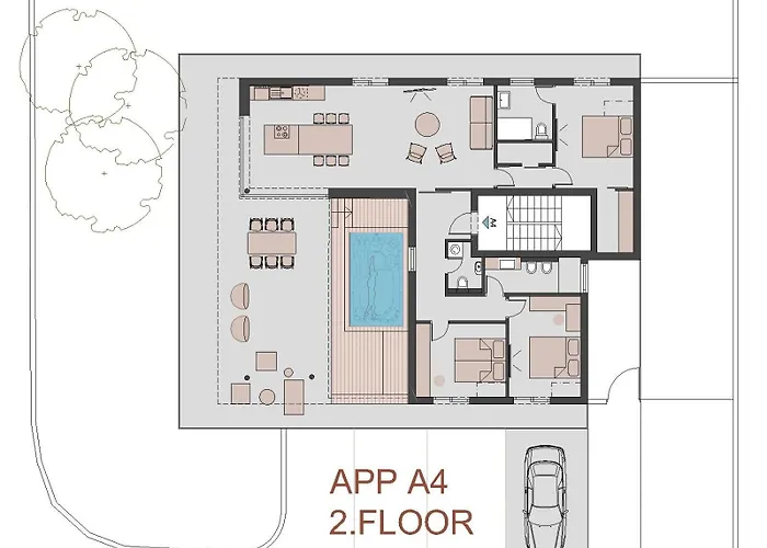 דירה Jadrija Luxury Vacations Apt4 *